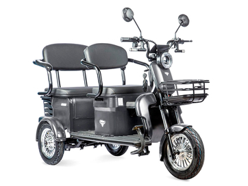 Электротрицикл Rutrike Караван (серый)